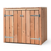 Container Ombouw Hout Volente 2 Containers - Kliko Ombouw - Dubbel Demi