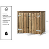 Container Ombouw Hout Volente 2 Containers -Kliko Ombouw - Dubbel Walter