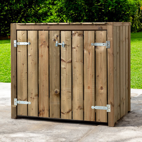 Container Ombouw Hout Volente 2 Containers -Kliko Ombouw - Dubbel Walter