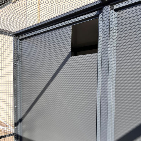 Konijnenren Aluminium Glorenza Noor met Nachthok en Douglas Staanders - diverse afmetingen en gaastypes