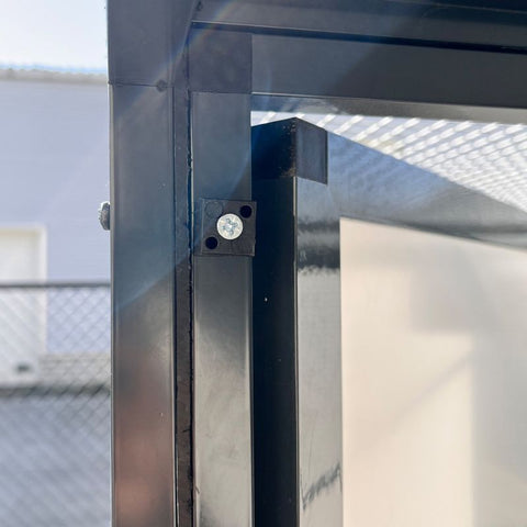 Konijnenren Aluminium Glorenza Noor met Nachthok en Douglas Staanders - diverse afmetingen en gaastypes