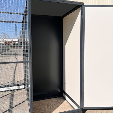 Konijnenren Aluminium Glorenza Noor met Nachthok en Douglas Staanders - diverse afmetingen en gaastypes