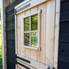 groot konijnenhok Hooiberg Sanne XL met Ren voldux deur 615x330x350cm