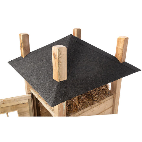 Konijnenhok Hooiberg Bouwpakket Glorenza Sterre - 340x110x190cm