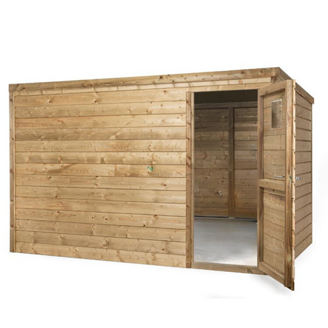 Konijnenhok en Houten Schuur Volente  Lucas XL - 318x210x197cm