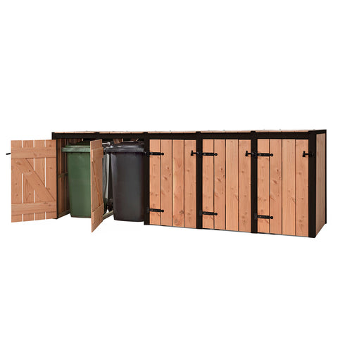Container Ombouw Hout Volente - 5 Containers - Kliko Ombouw Rosie