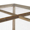 Houten konijnenren Glorenza -buitenren-vlaamse reus 179x85x183cm
