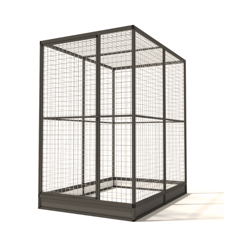 zwart konijnenren aluminium gaas Glorenza Morsrand