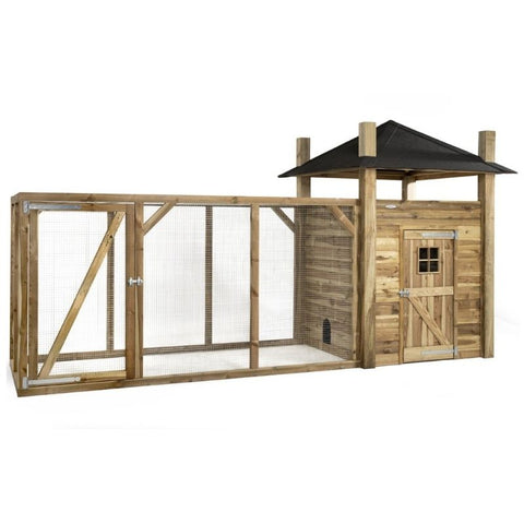 Konijnenhok Hooiberg Bouwpakket Loes XL Voldux