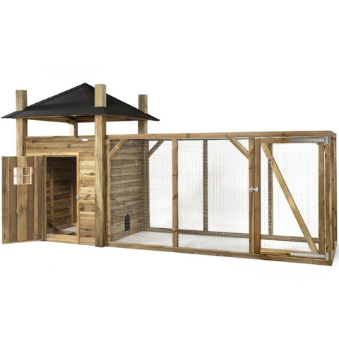 Konijnenhok Hooiberg Bouwpakket Loes XL Voldux