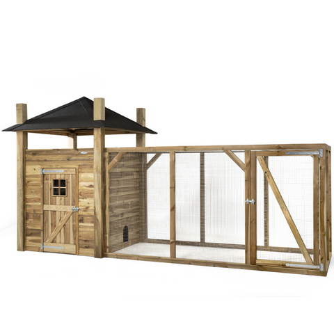 Konijnenhok Hooiberg Bouwpakket Loes XL Voldux