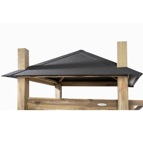 Details Konijnenhok Hooiberg Bouwpakket Loes XL Voldux