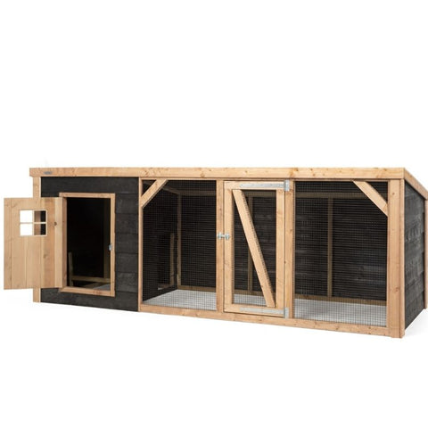 Konijnenhok Milan XL Voldux open